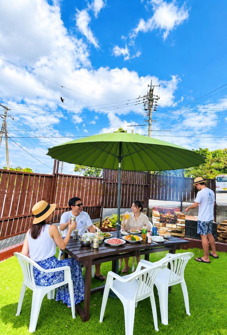 BBQ facilities, Garden view