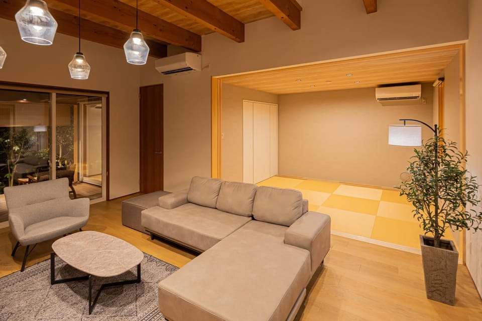 Living room, air conditioner