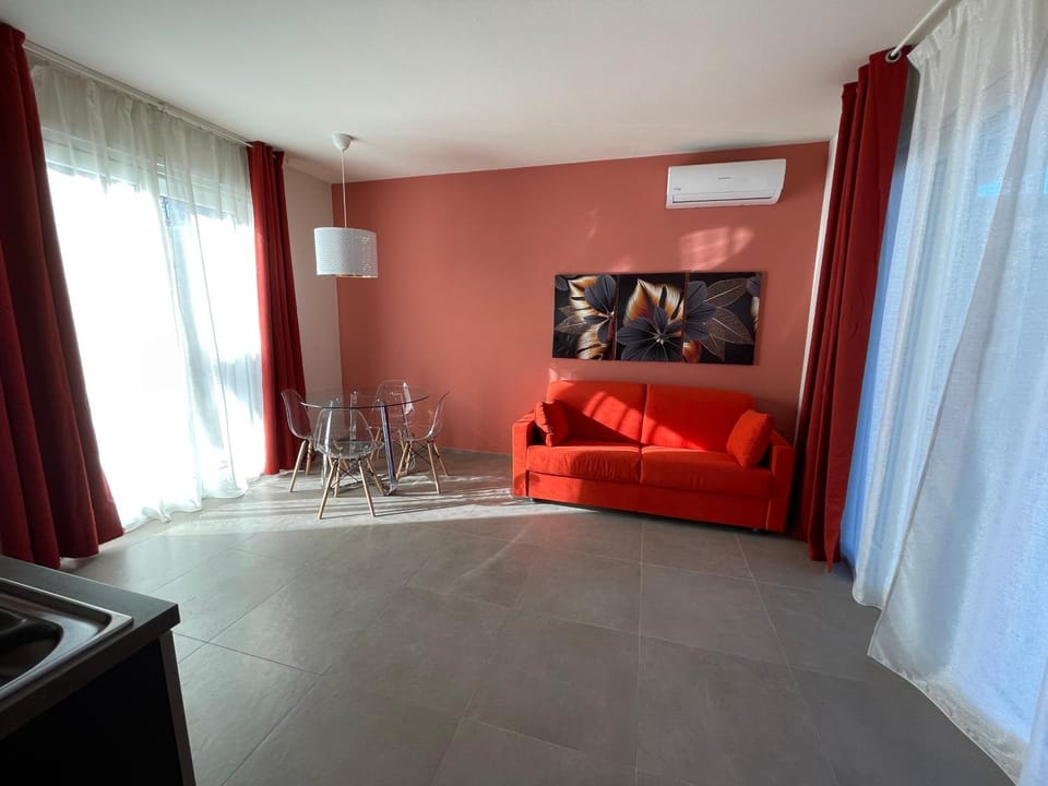 Living room, air conditioner