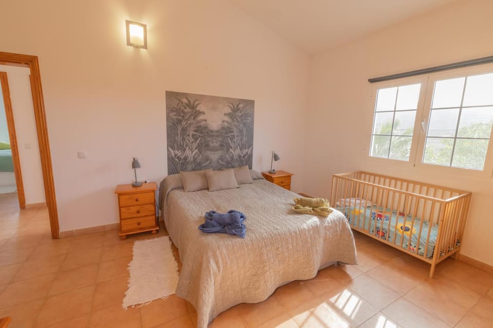 Bed, cot, wardrobe