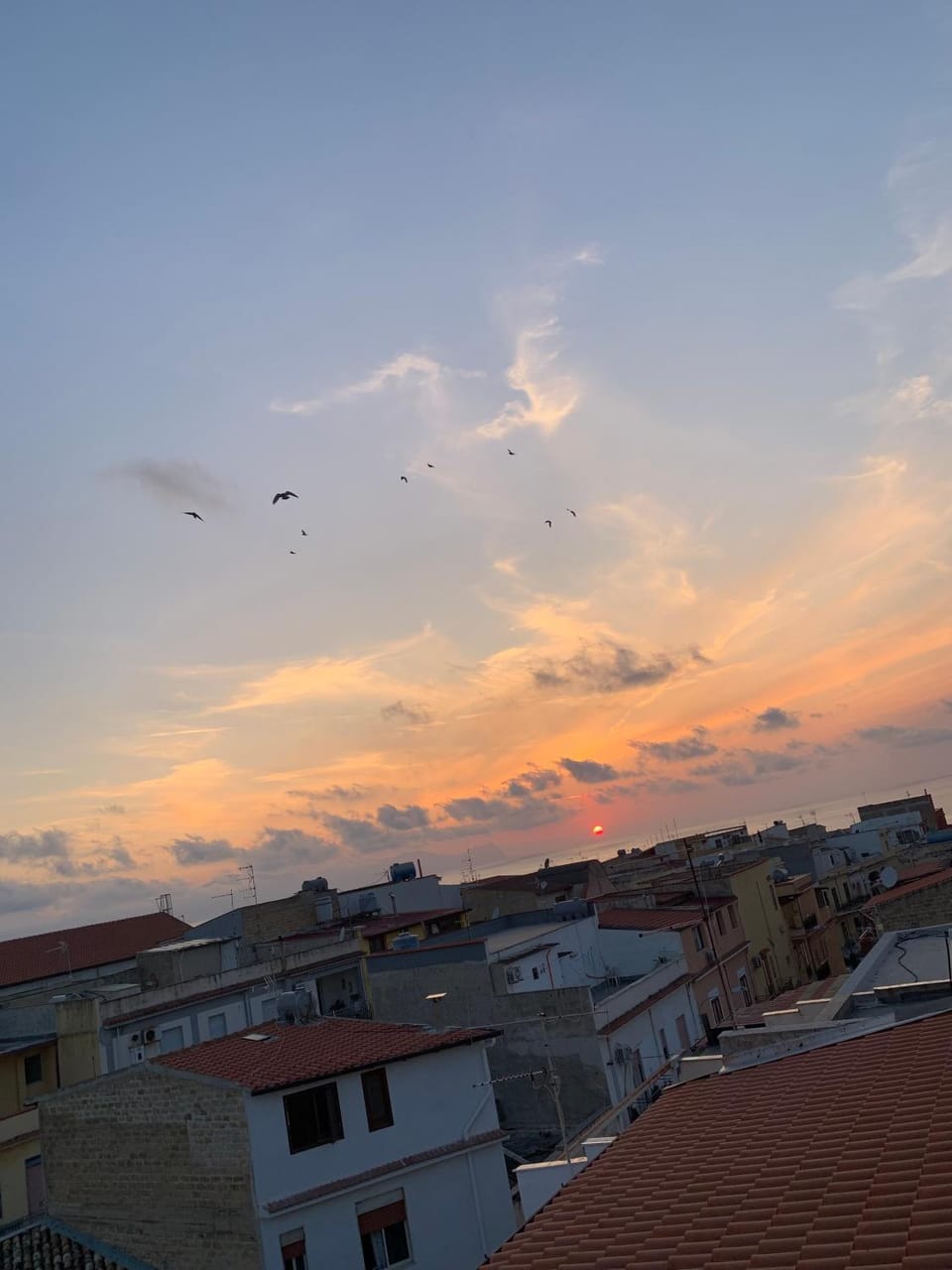 Day, City view, Sea view, Sunset