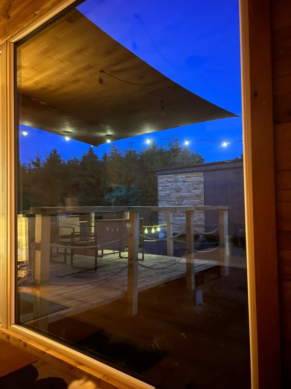 Patio, Night, Balcony/Terrace