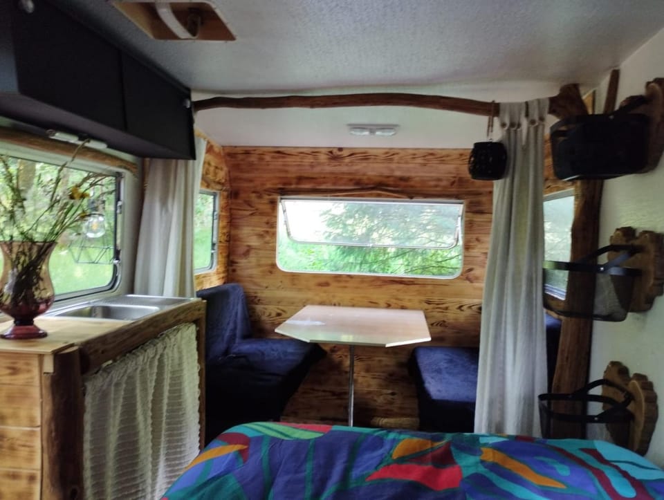 Bed, Seating area, Dining area