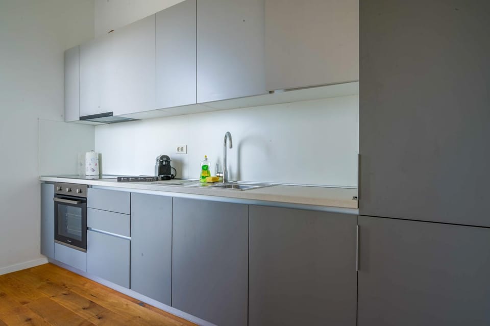 Kitchen or kitchenette, dishwasher