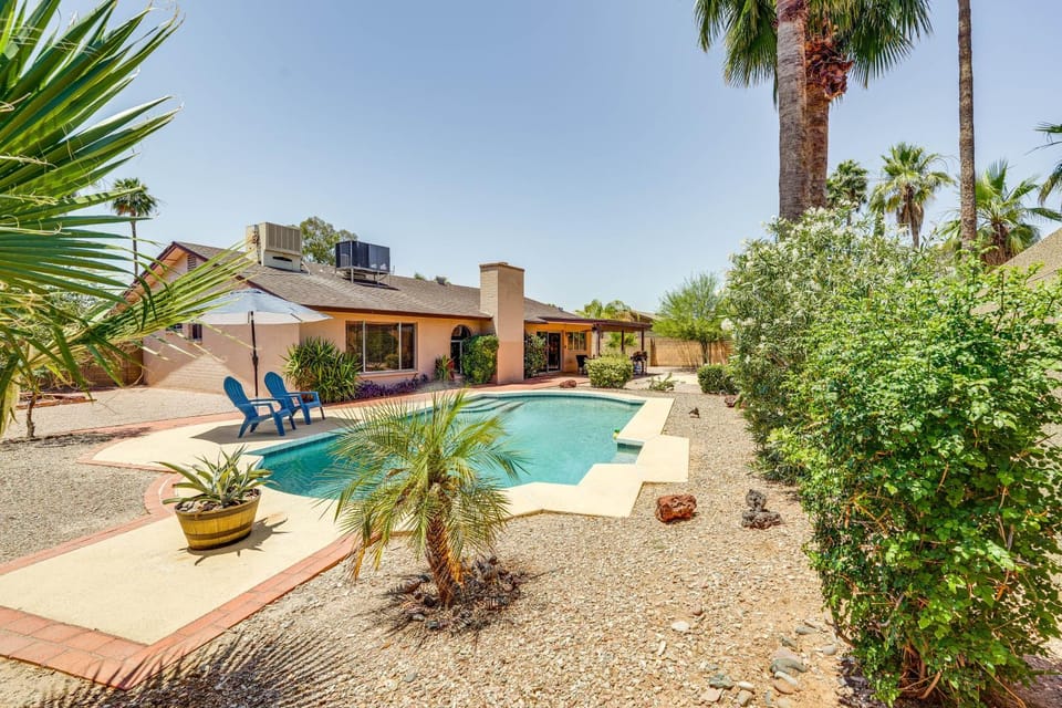 2 Mi to TPC Scottsdale: Home w/ Private Pool! House in Scottsdale