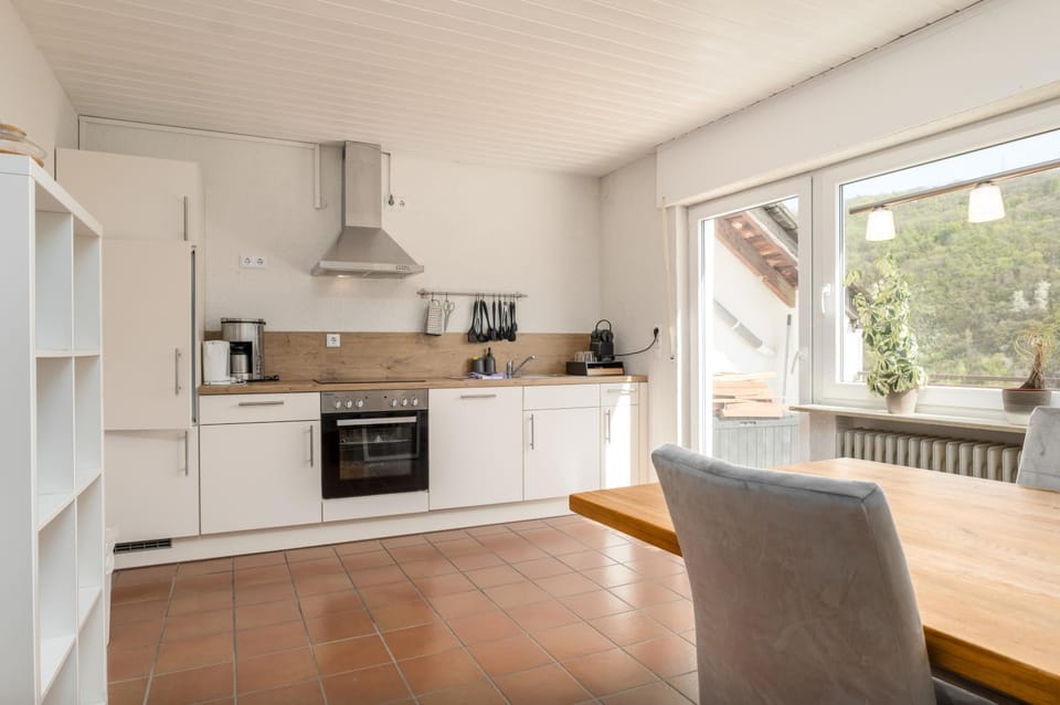 Kitchen or kitchenette, Dining area, oven, stove, kitchen