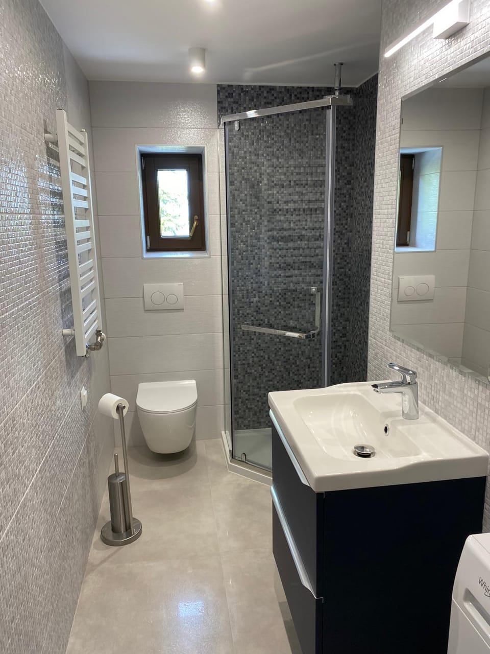 Shower, Toilet, Bathroom, towels