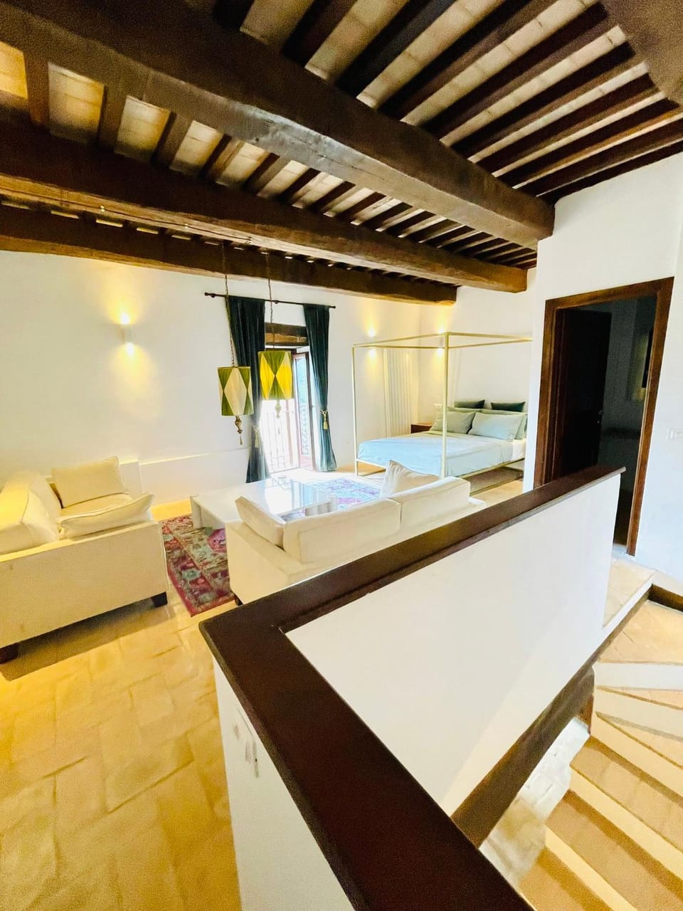 Bed, Photo of the whole room, Seating area, Bedroom