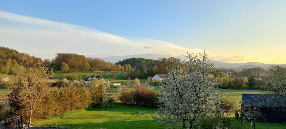 Spring, Natural landscape, Mountain view