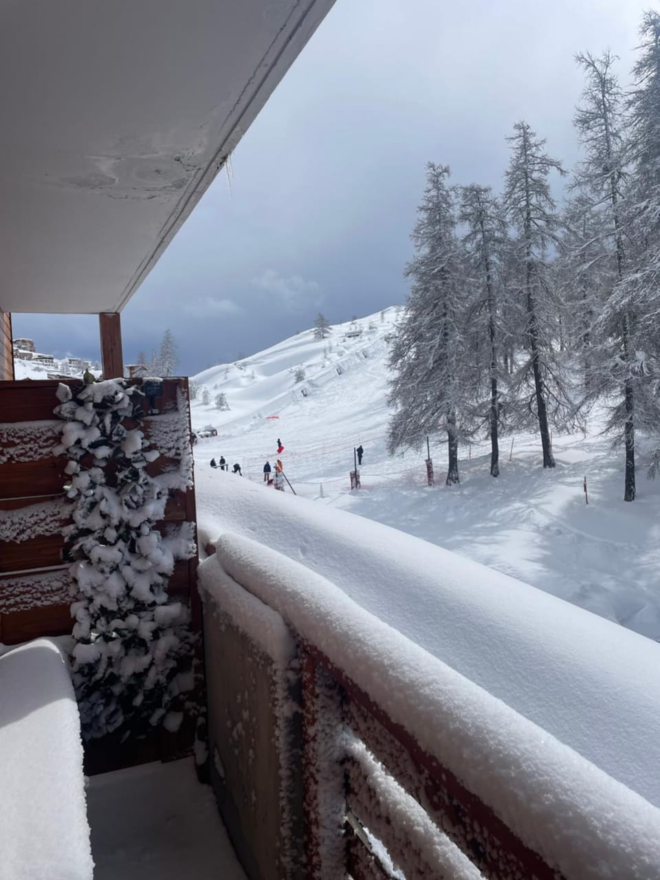 Winter, Balcony/Terrace, Mountain view