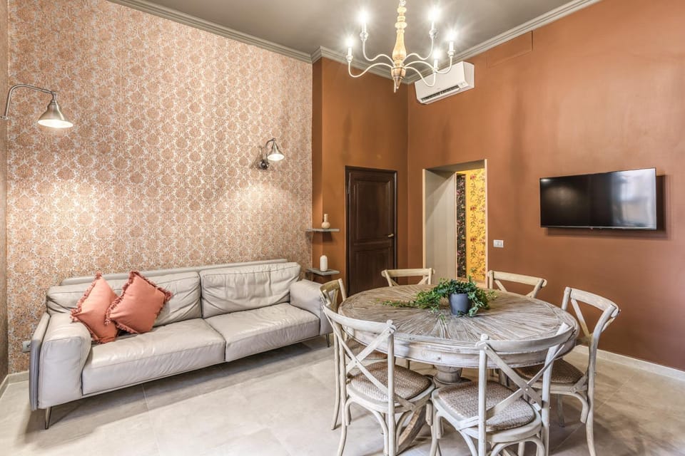 Living room, Seating area, Dining area, air conditioner