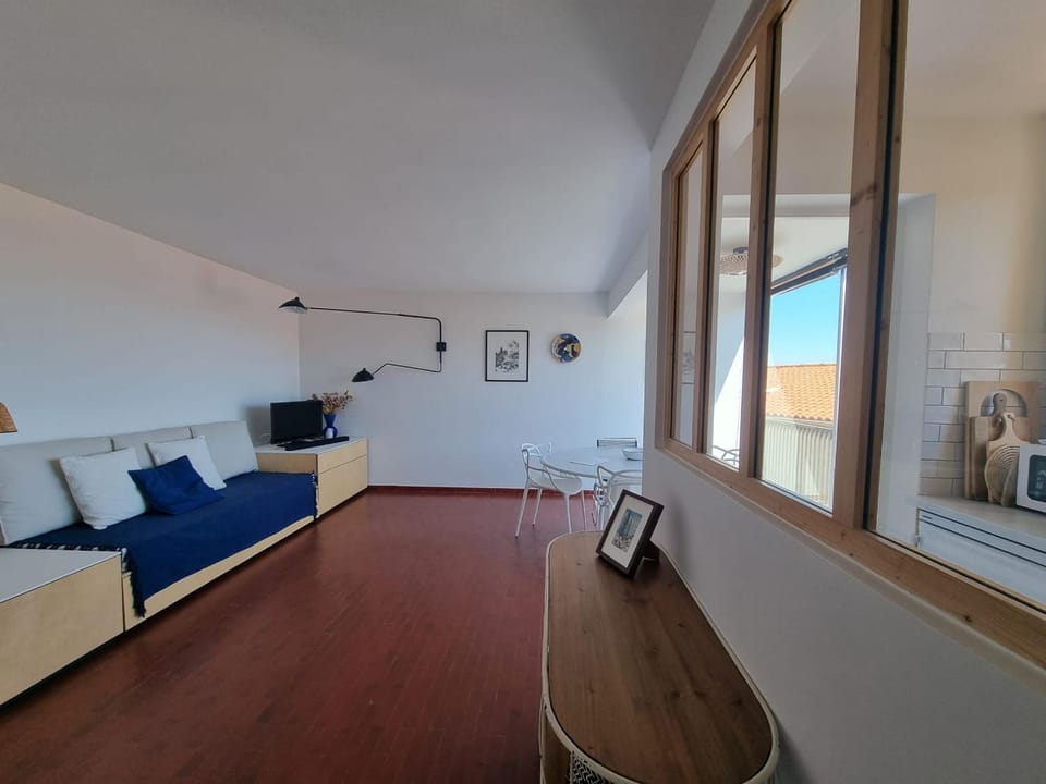 Charmant T2 climatisé proche mer, 4 pers, calme - FR-1-309-394 Apartment in Collioure