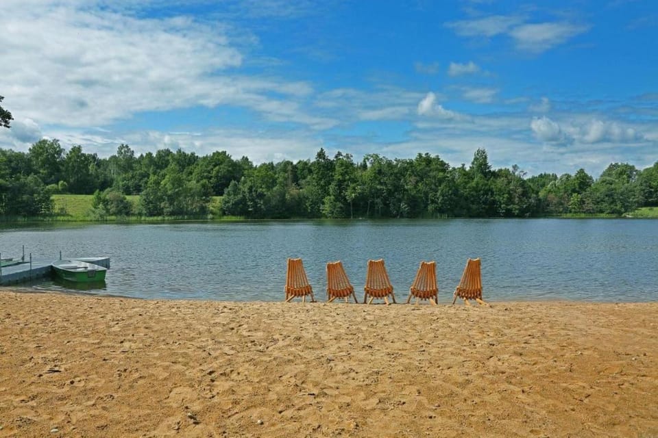 Day, Beach, Lake view, sunbed
