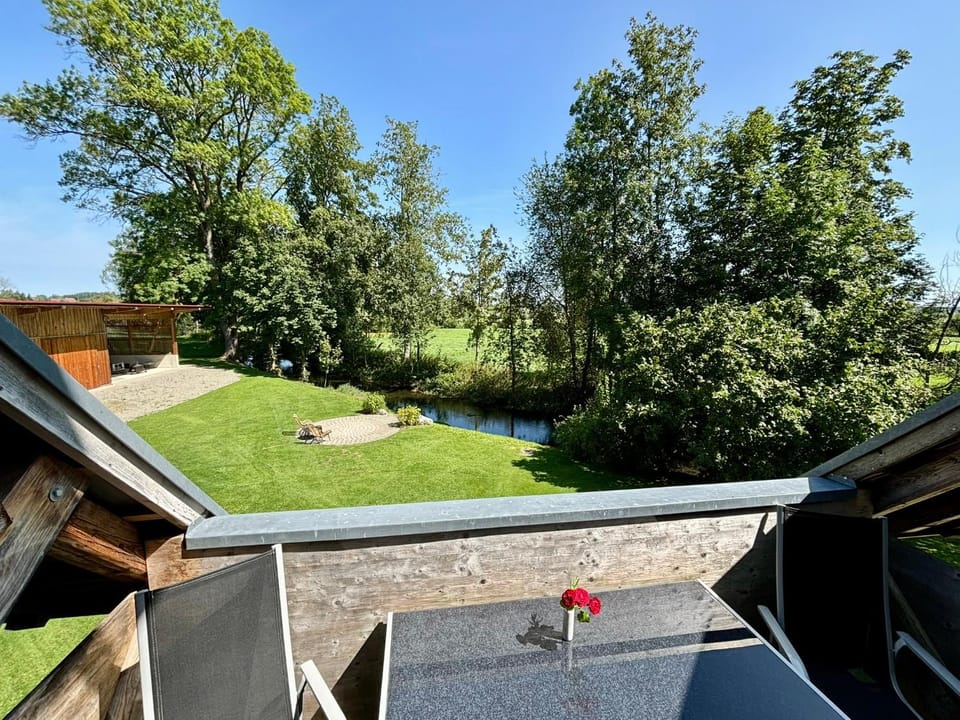Natural landscape, Garden, River view