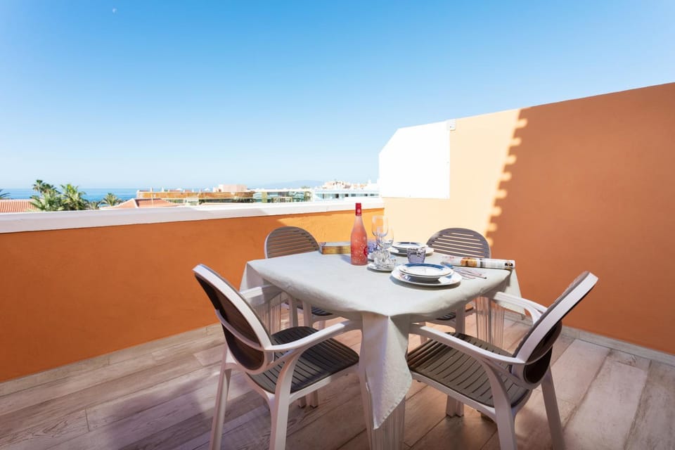 View (from property/room), Balcony/Terrace, Sea view