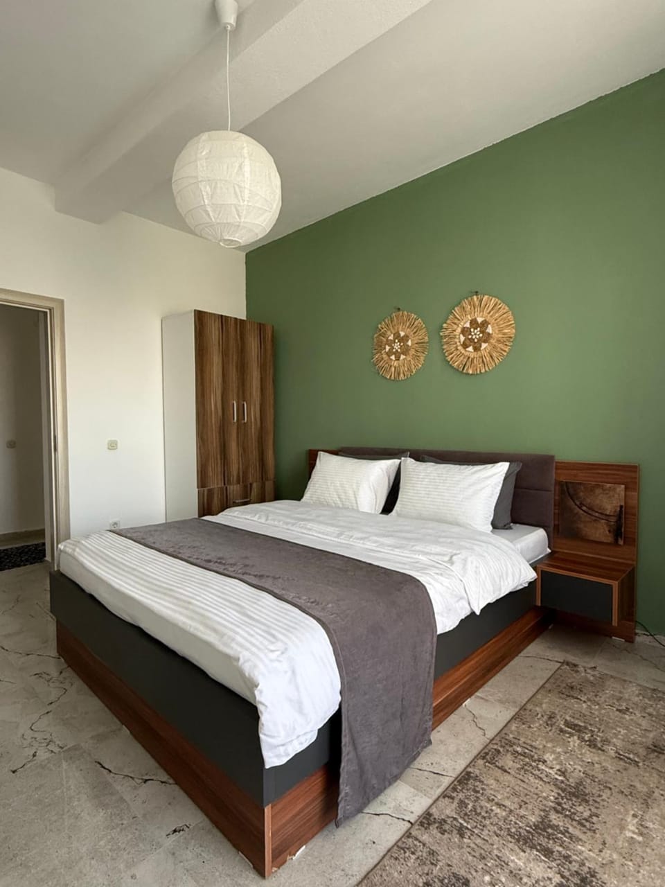 Bed, Photo of the whole room, Bedroom, wardrobe