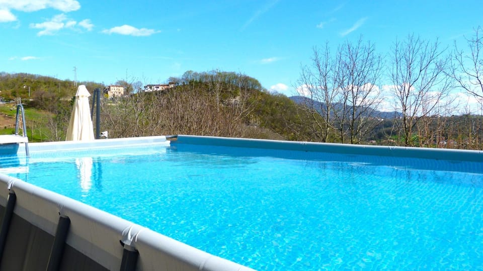 Natural landscape, Pool view, Swimming pool