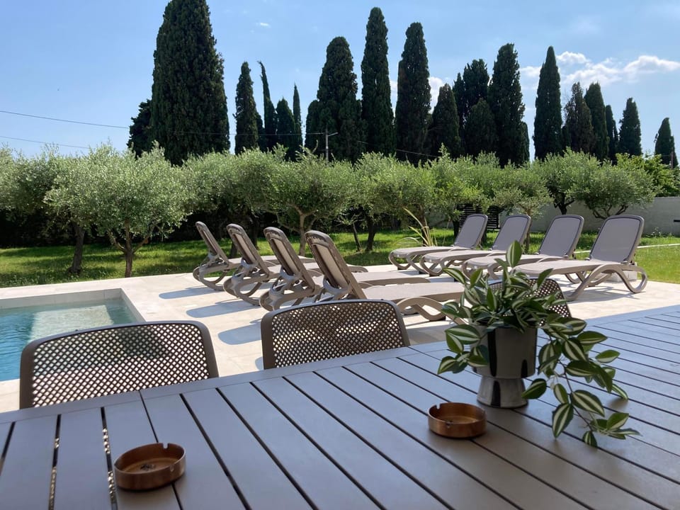 Garden, Garden view, Pool view, sunbed
