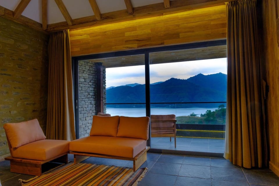 Seating area, Lake view