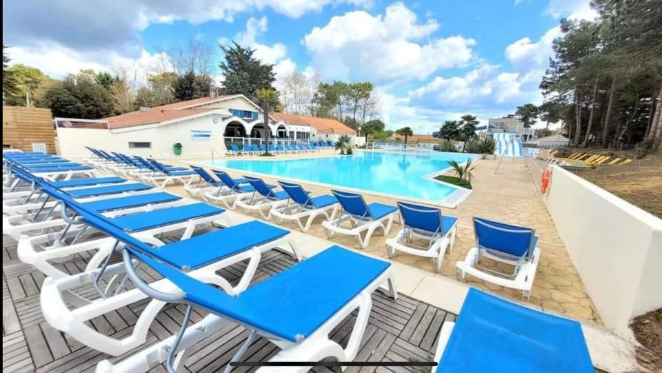 Pool view, sunbed