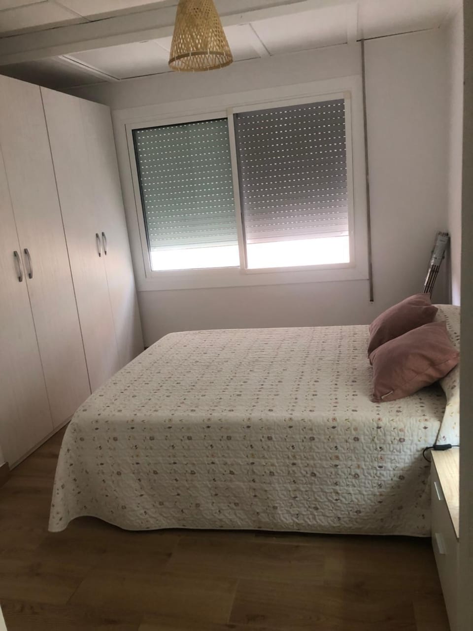 Bed, Bedroom, towels, wardrobe