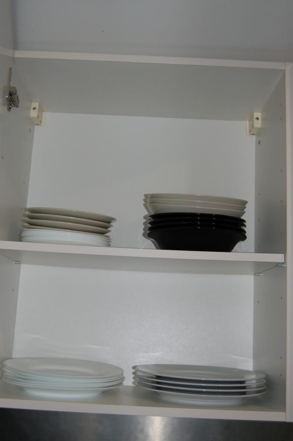 Kitchen or kitchenette, storage