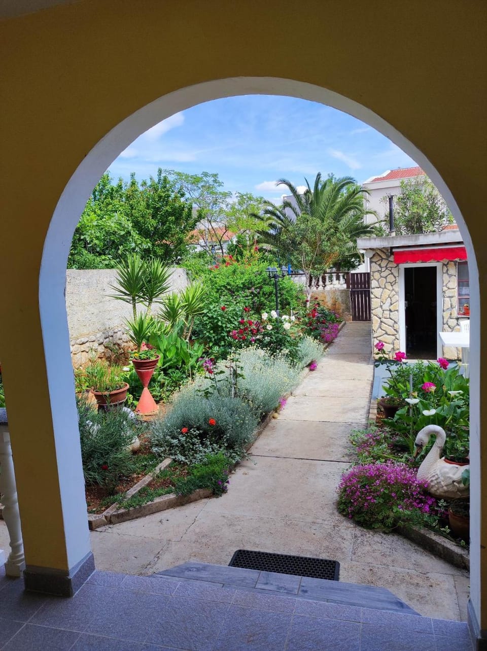 Spring, Day, Garden, Garden view