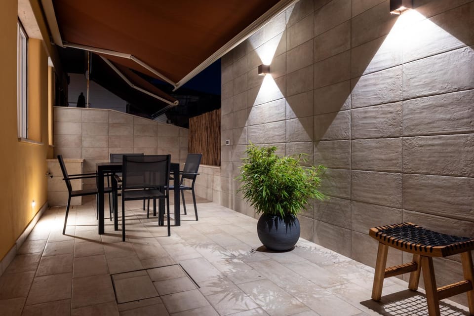 Patio, Seating area, Dining area