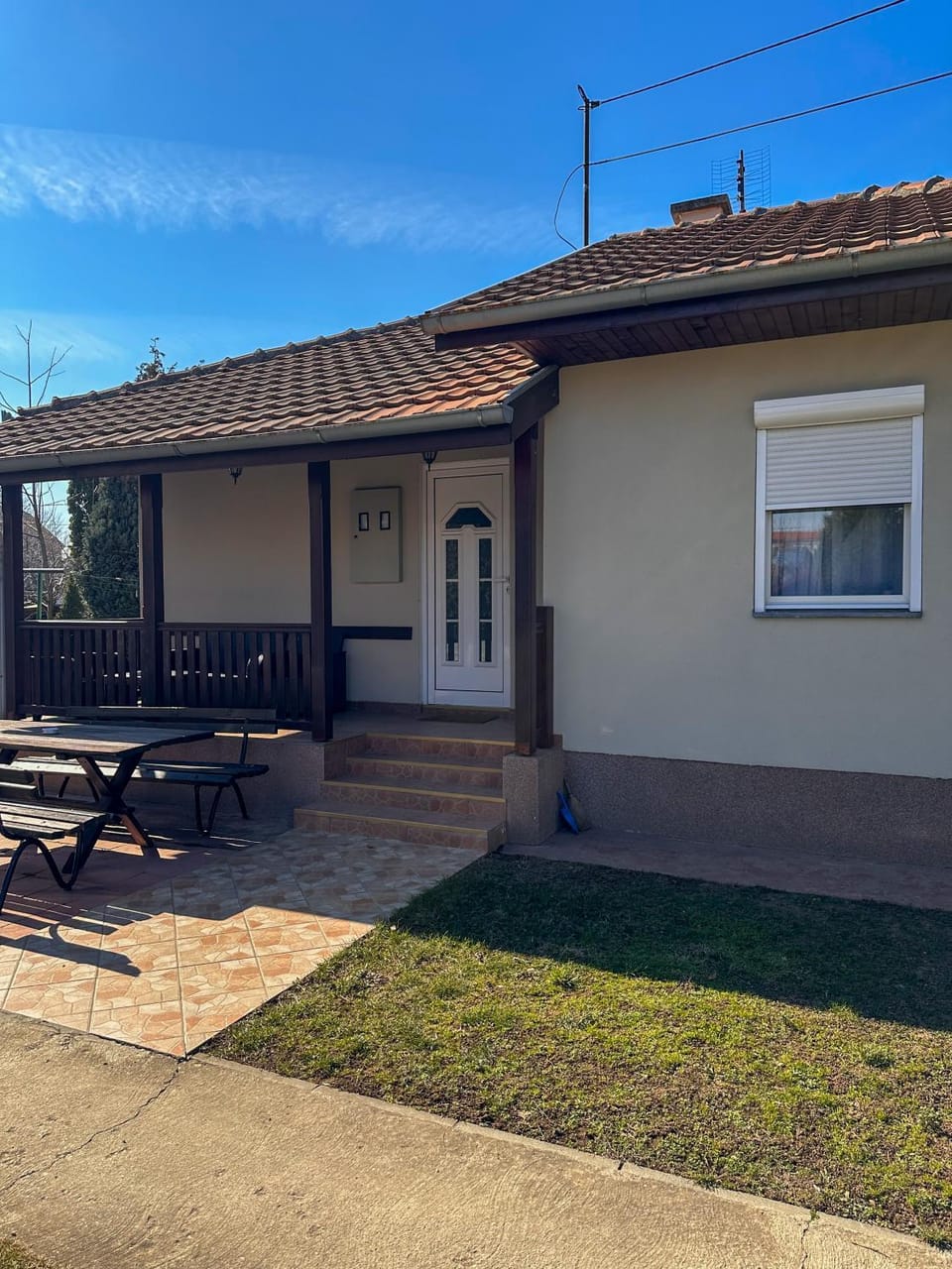 Property building, Patio