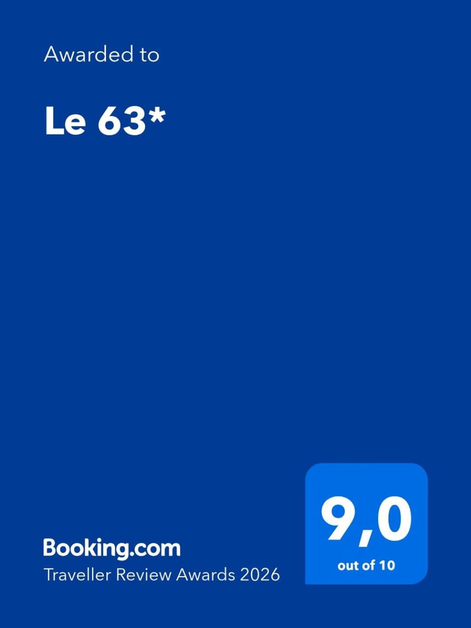 Le 63* Apartment in La Trinité