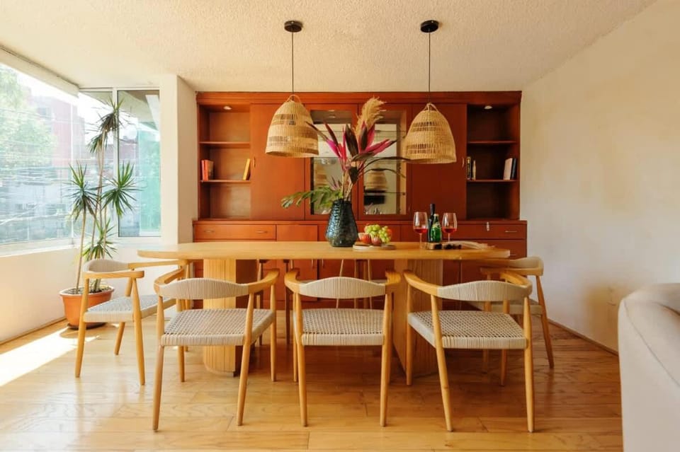 Amazing TERRAZO place, 8 guest!! 4 beds House in Mexico City