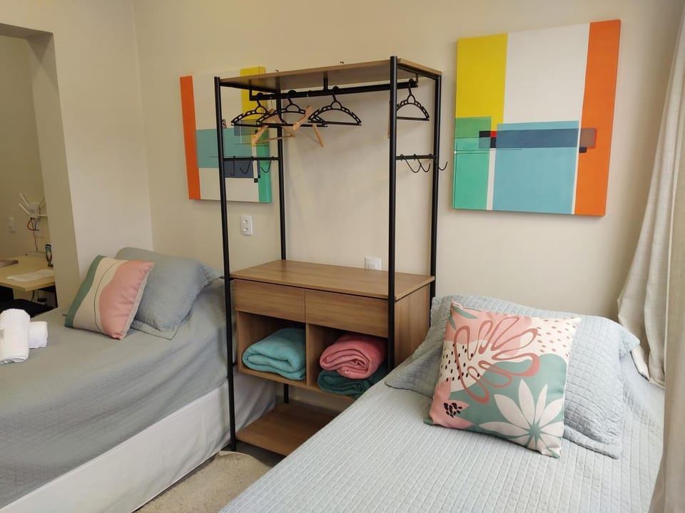 Bed, Bedroom, towels, wardrobe