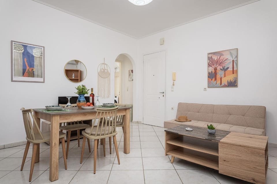Cosy Summer Studio by the Sea on Semi Basement Level Apartment in Samos, Greece