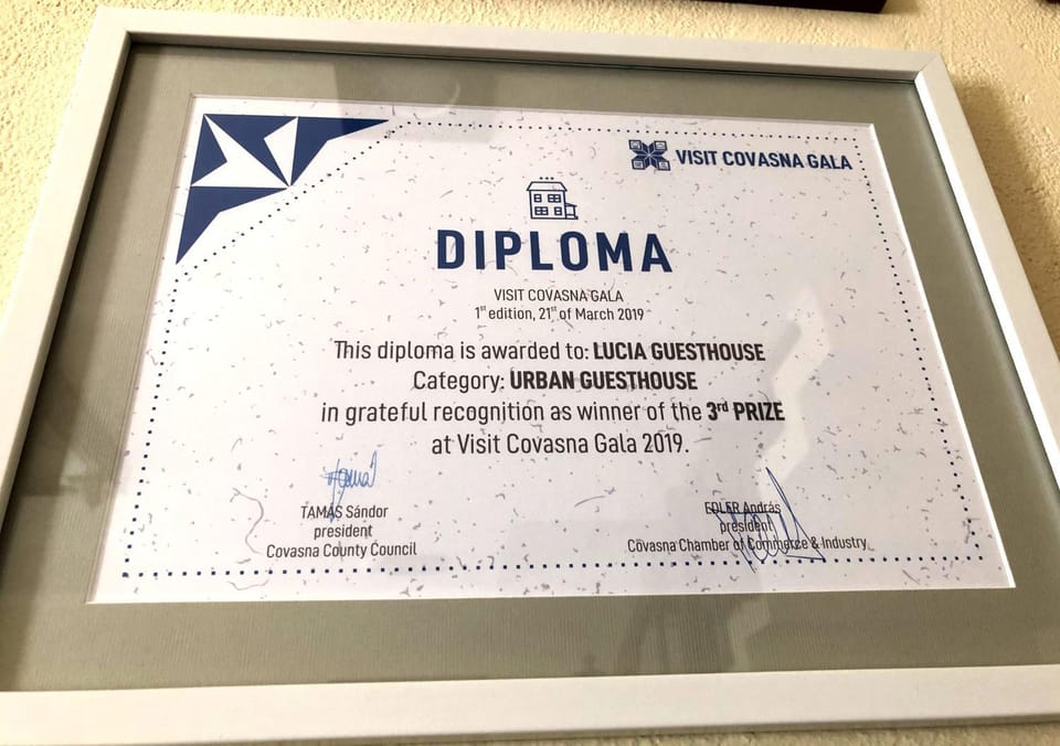 Certificate/Award