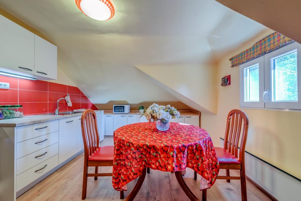 Kitchen or kitchenette, Dining area