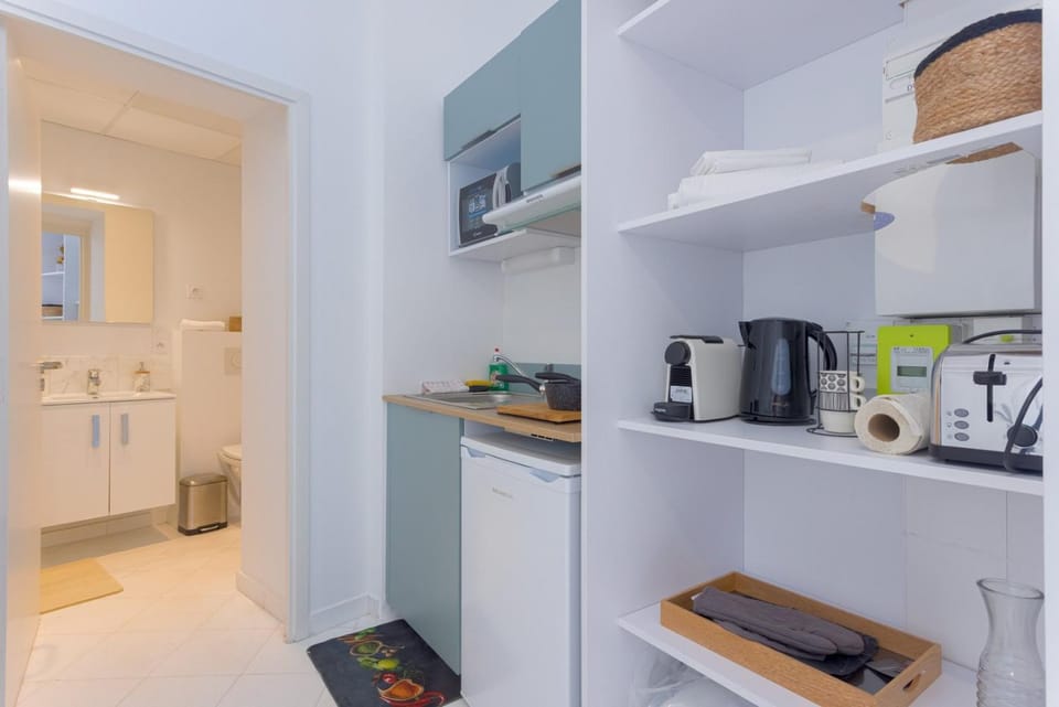 Coffee/tea facilities, Kitchen or kitchenette, toaster