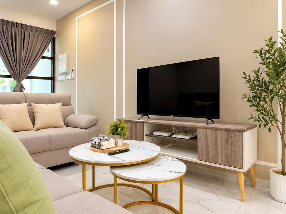 New Reno Cozy & Sleek 4Room BM Sri Rambai House in Penang