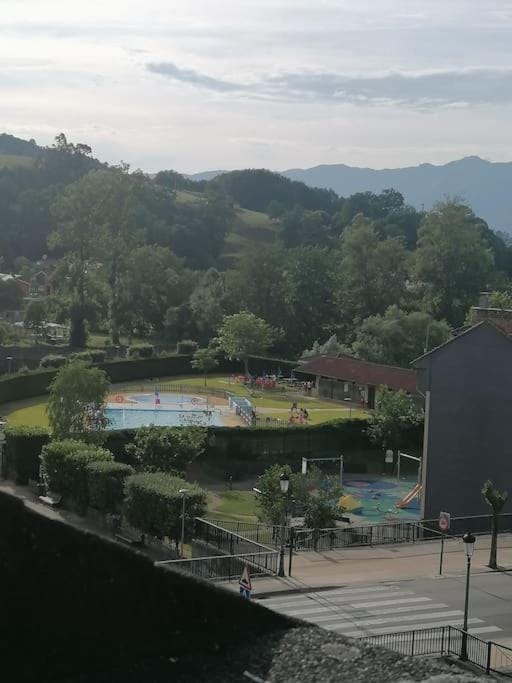 Natural landscape, Mountain view, Pool view