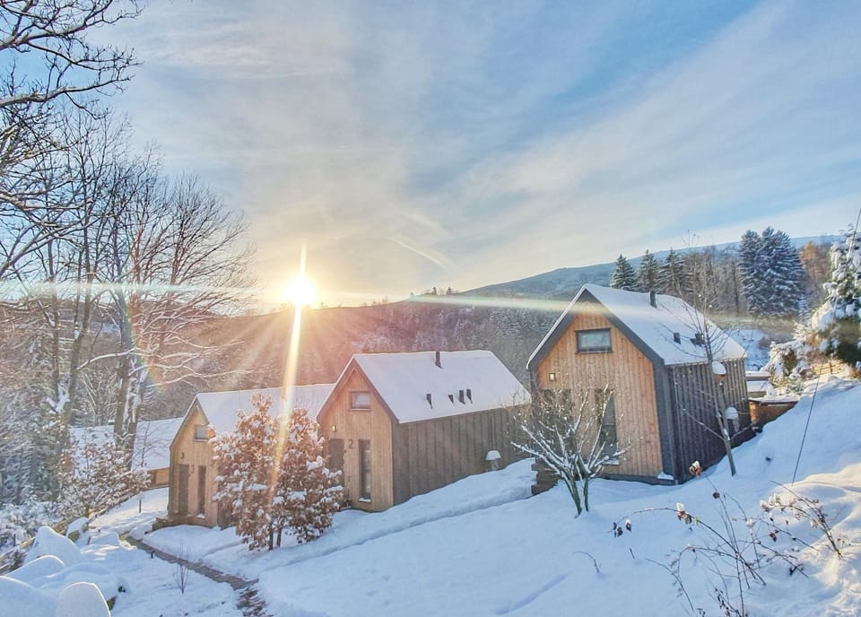 Natural landscape, Winter, Mountain view