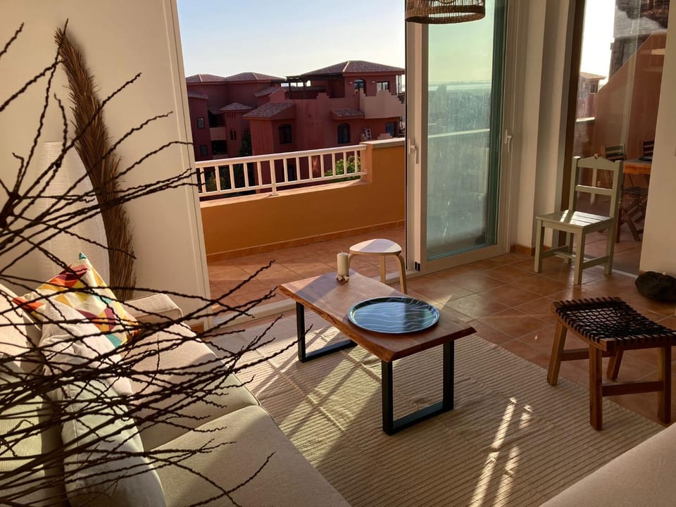 View (from property/room), Balcony/Terrace, Seating area, Dining area