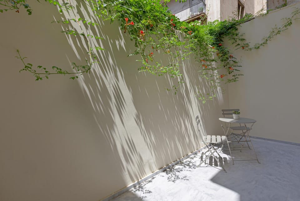 Patio, Balcony/Terrace, Inner courtyard view