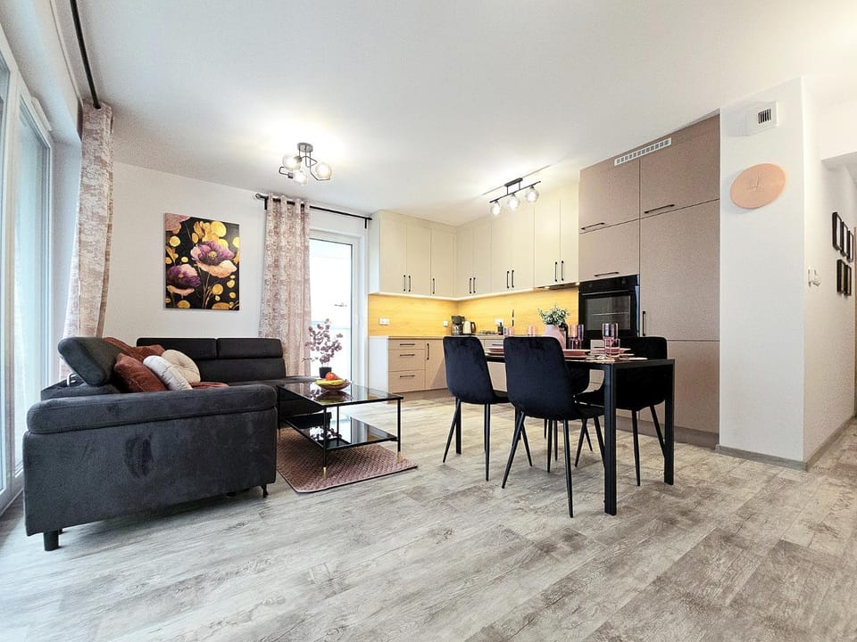 Kitchen or kitchenette, Living room