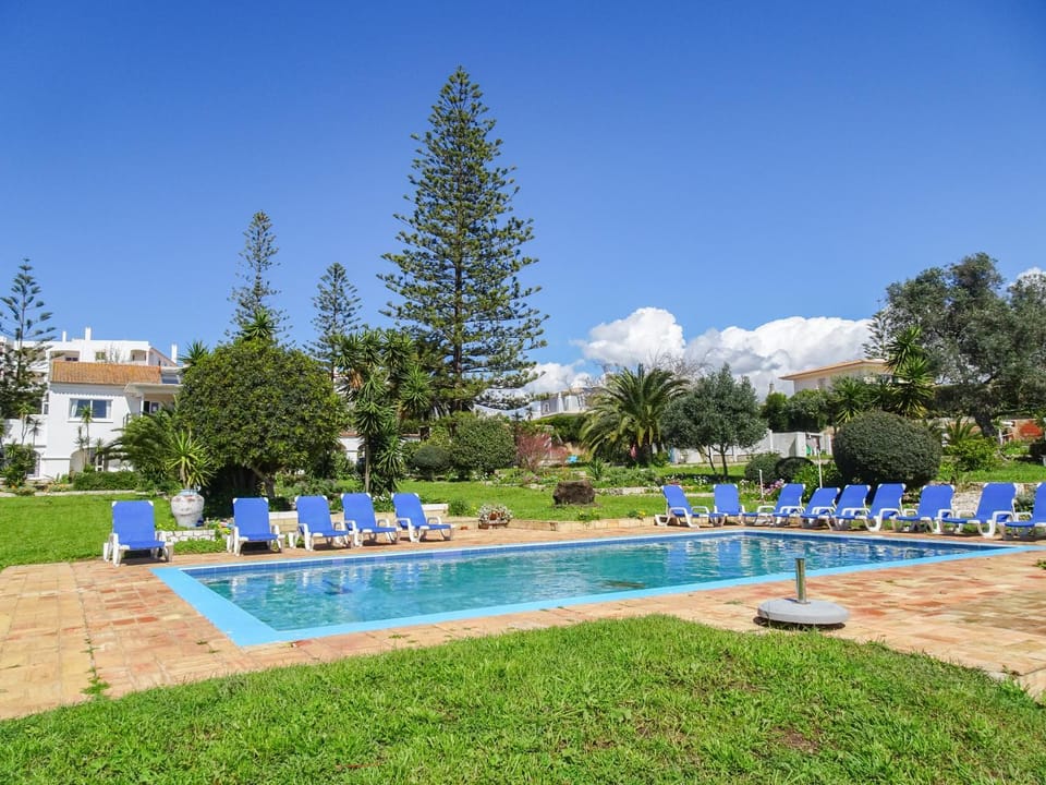 Spring, Day, Natural landscape, Garden, Garden view, Pool view, Swimming pool, sunbed