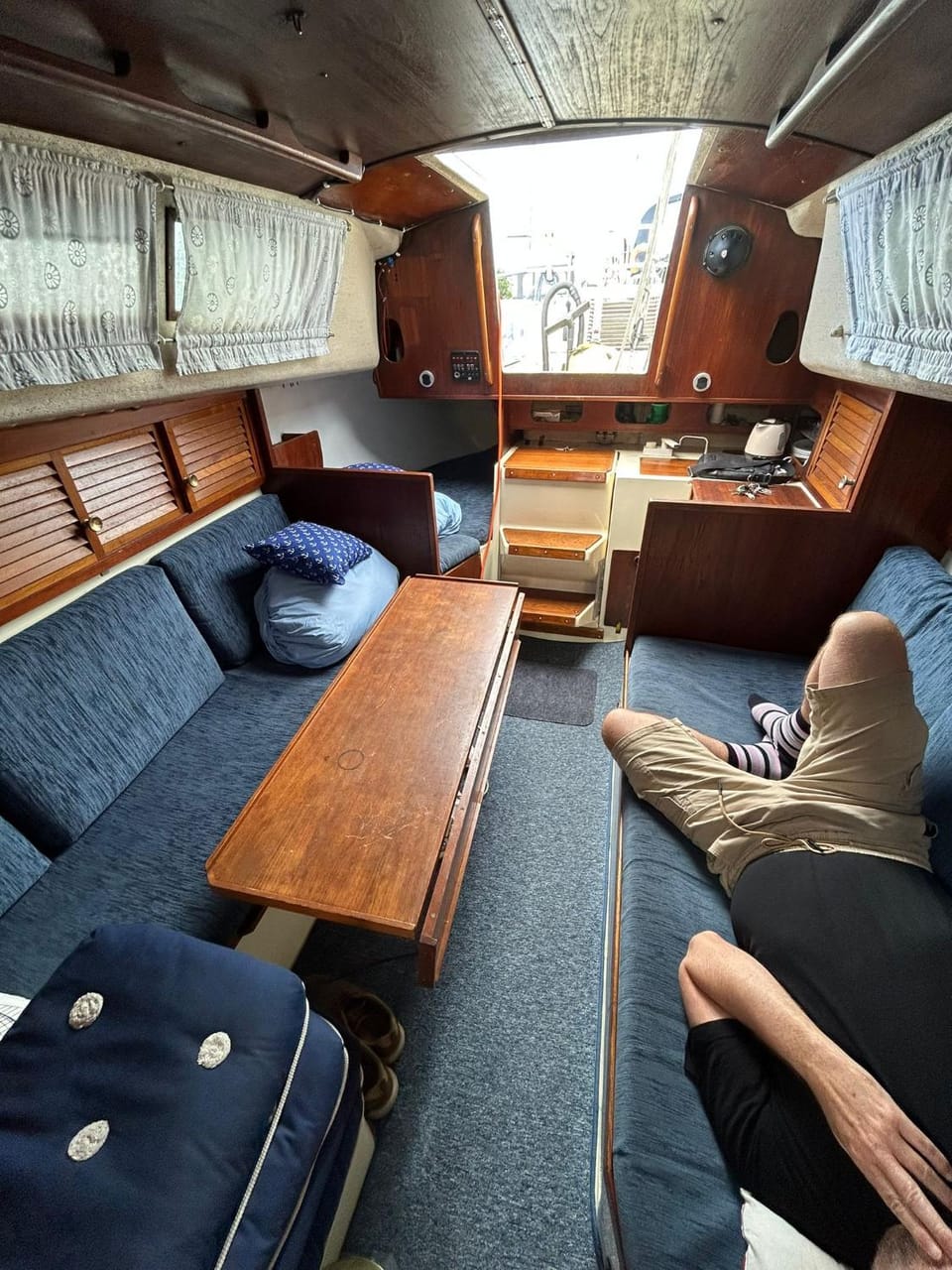 Nocleg na jachcie Lanette w Swinoujsciu Docked boat in Swinoujscie