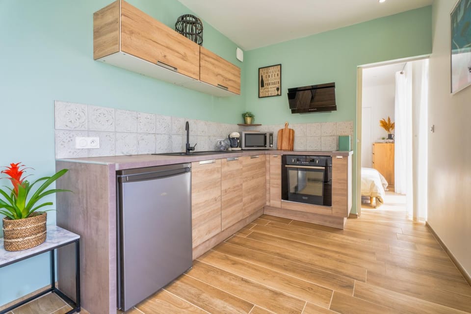 Kitchen or kitchenette, minibar, pet friendly, stove