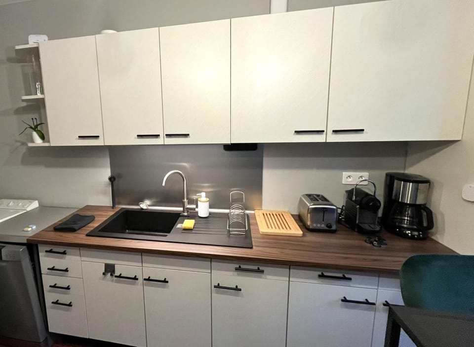 Kitchen or kitchenette, dishwasher, toaster, toaster, washing machine, washing machine, kitchen, kitchen