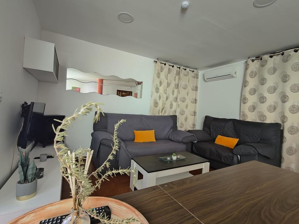 Living room, air conditioner
