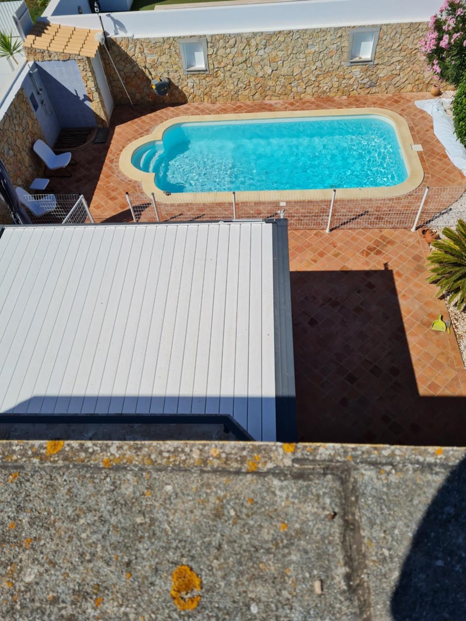 Patio, Pool view, Swimming pool, Inner courtyard view, sunbed