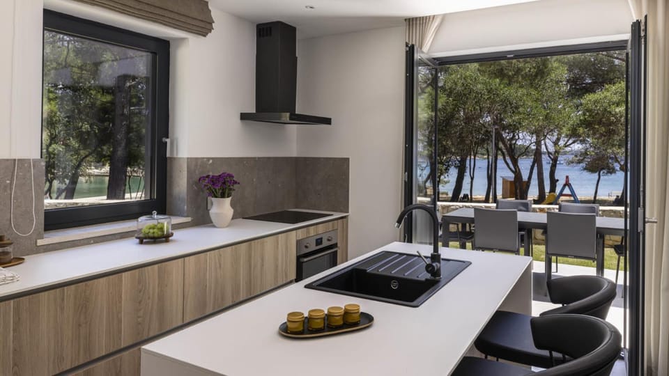 Kitchen or kitchenette, Dining area, Food, pet friendly, stove