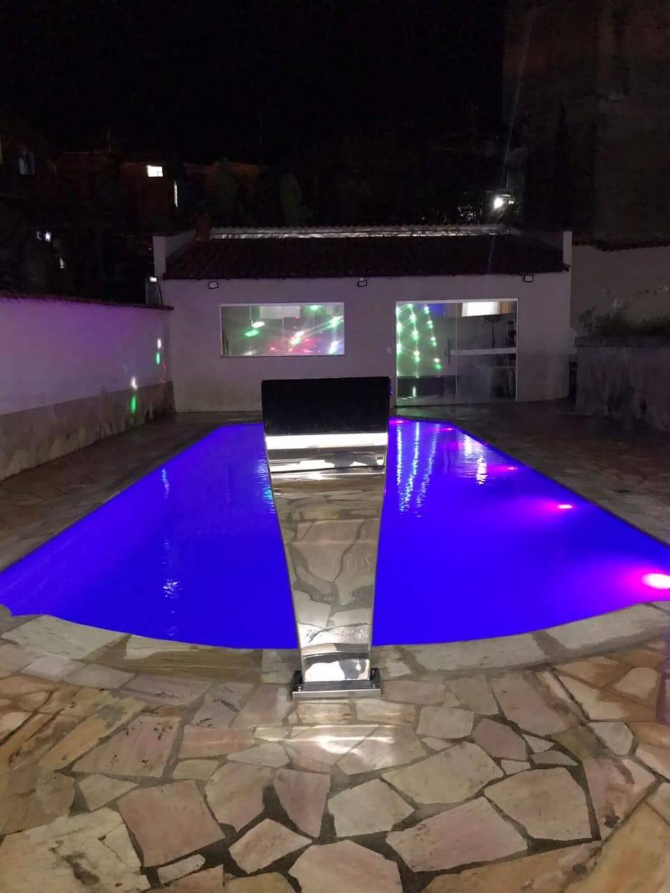 Night, Swimming pool